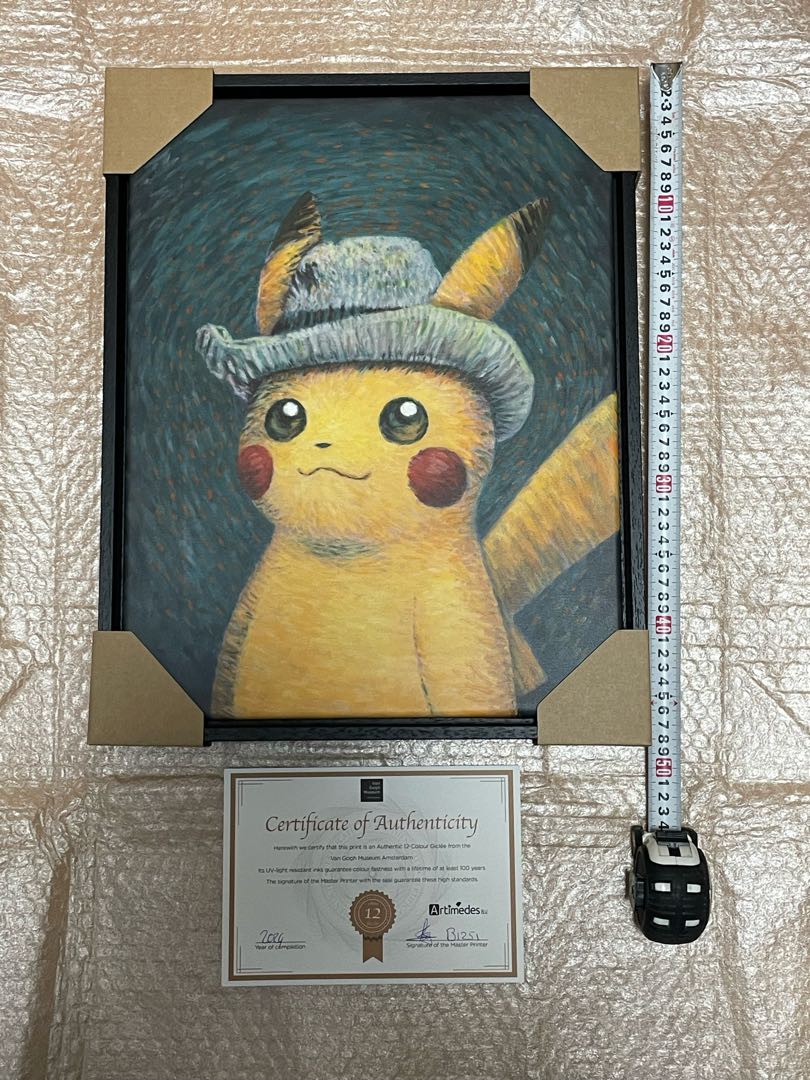 ゴッホピカチュウ キャンバスアート 1枚の通販 ユウセイ（298443681