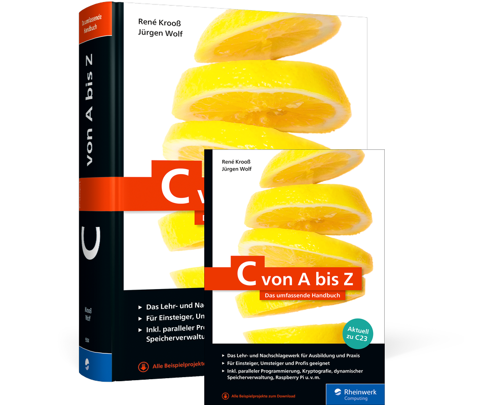 C von A bis Z. Das umfassende Handbuch von Jürgen Wolf | Rheinwerk