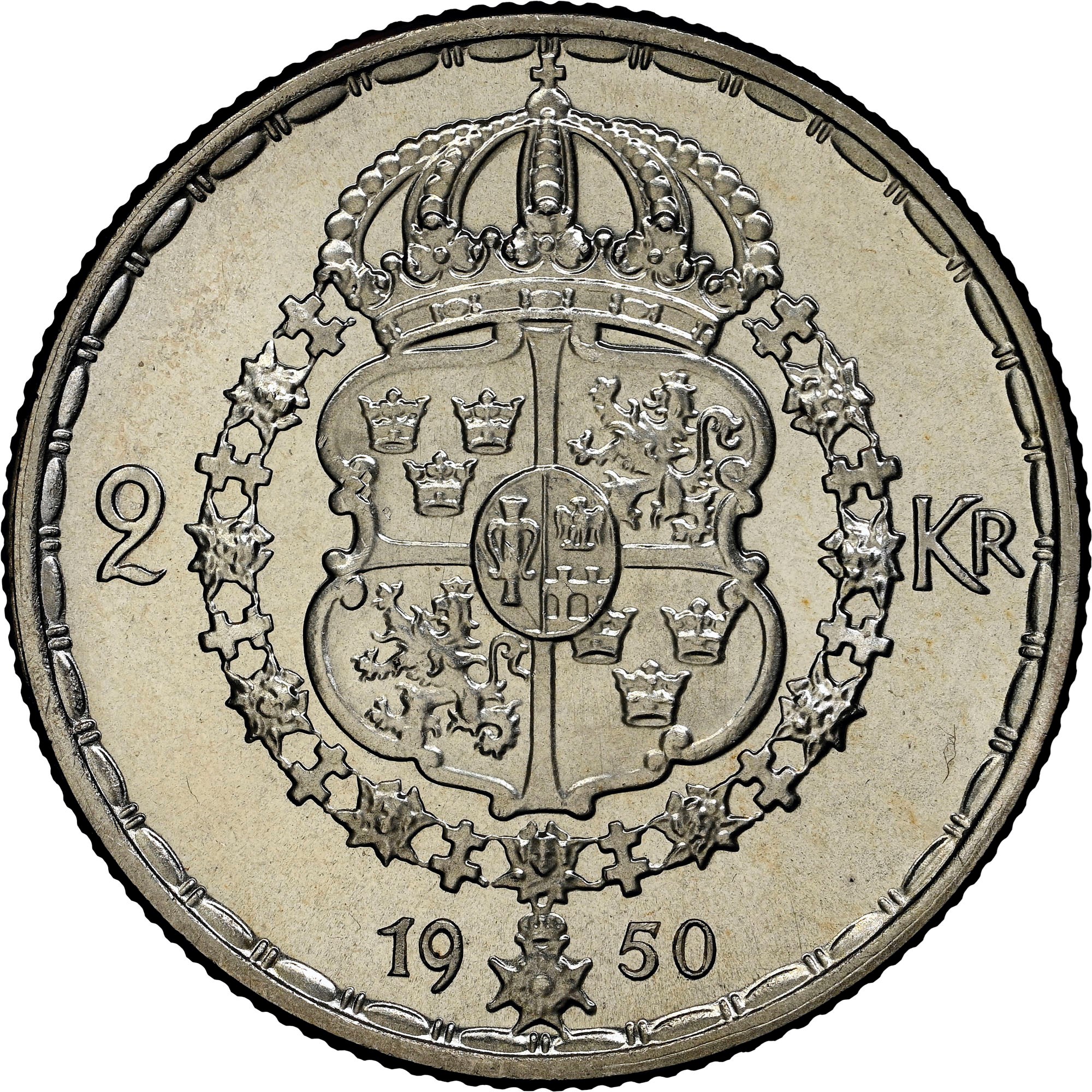 Sweden 2 Kronor KM 815 Prices & Values | NGC