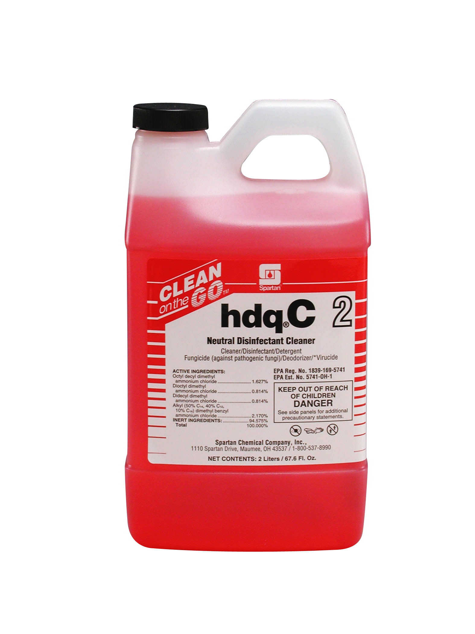 hdq C® 2 Citrus Scent Disinfectant Cleaner 2 L Multi Surface