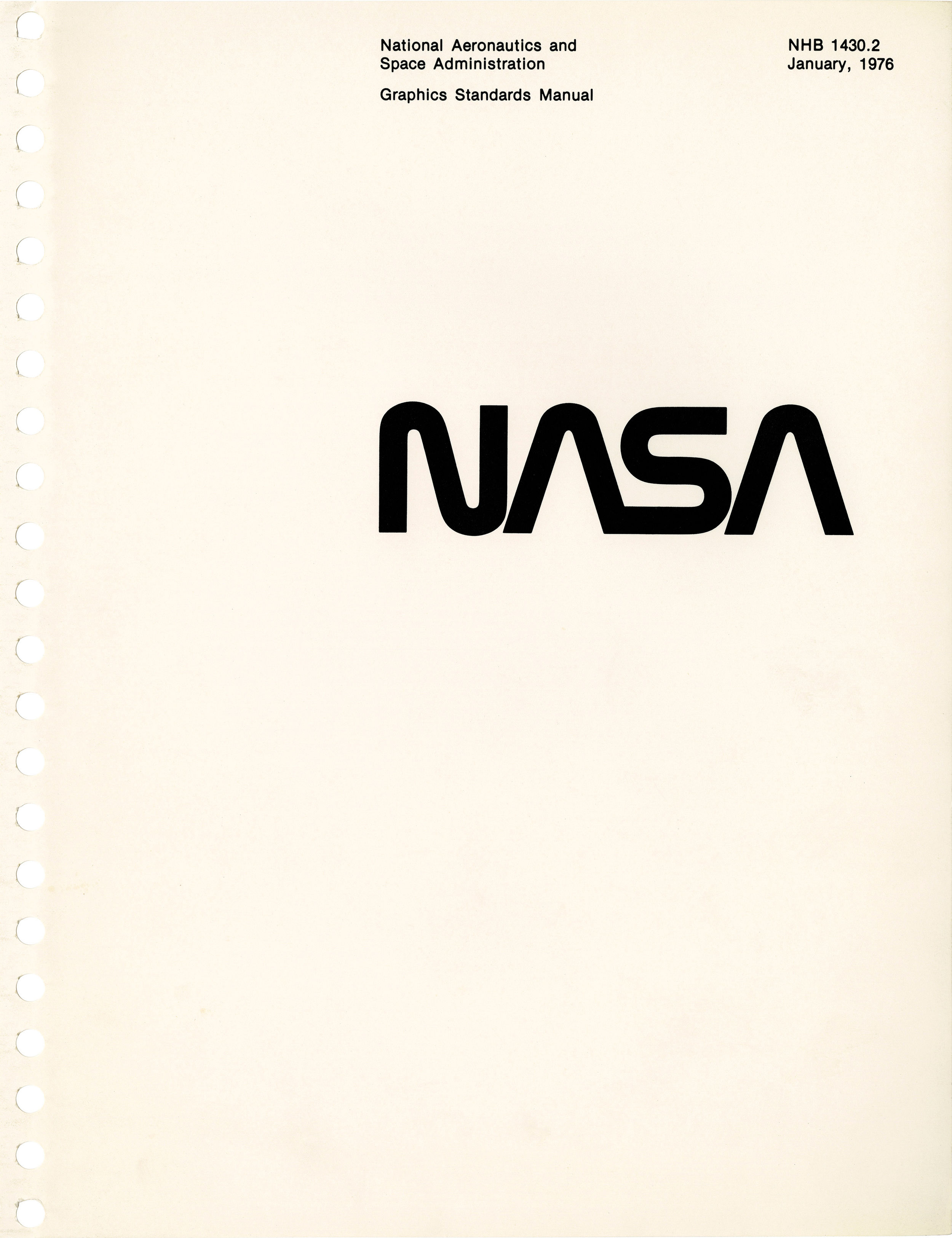 nasa graphics standard グラフィックデザイン マニュアル nasa