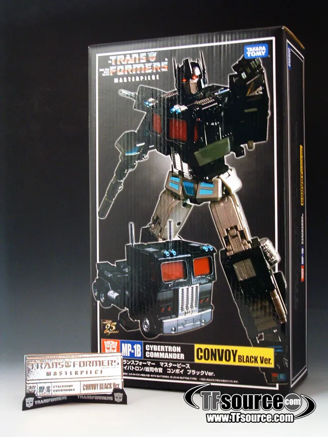 MP-01B Black Convoy Optimus Prime | Masterpiece G1 Transformers