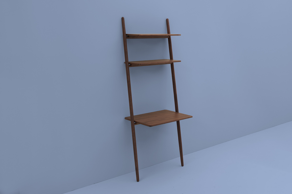 Harman mirror フォークラダーデスク ウォールナット