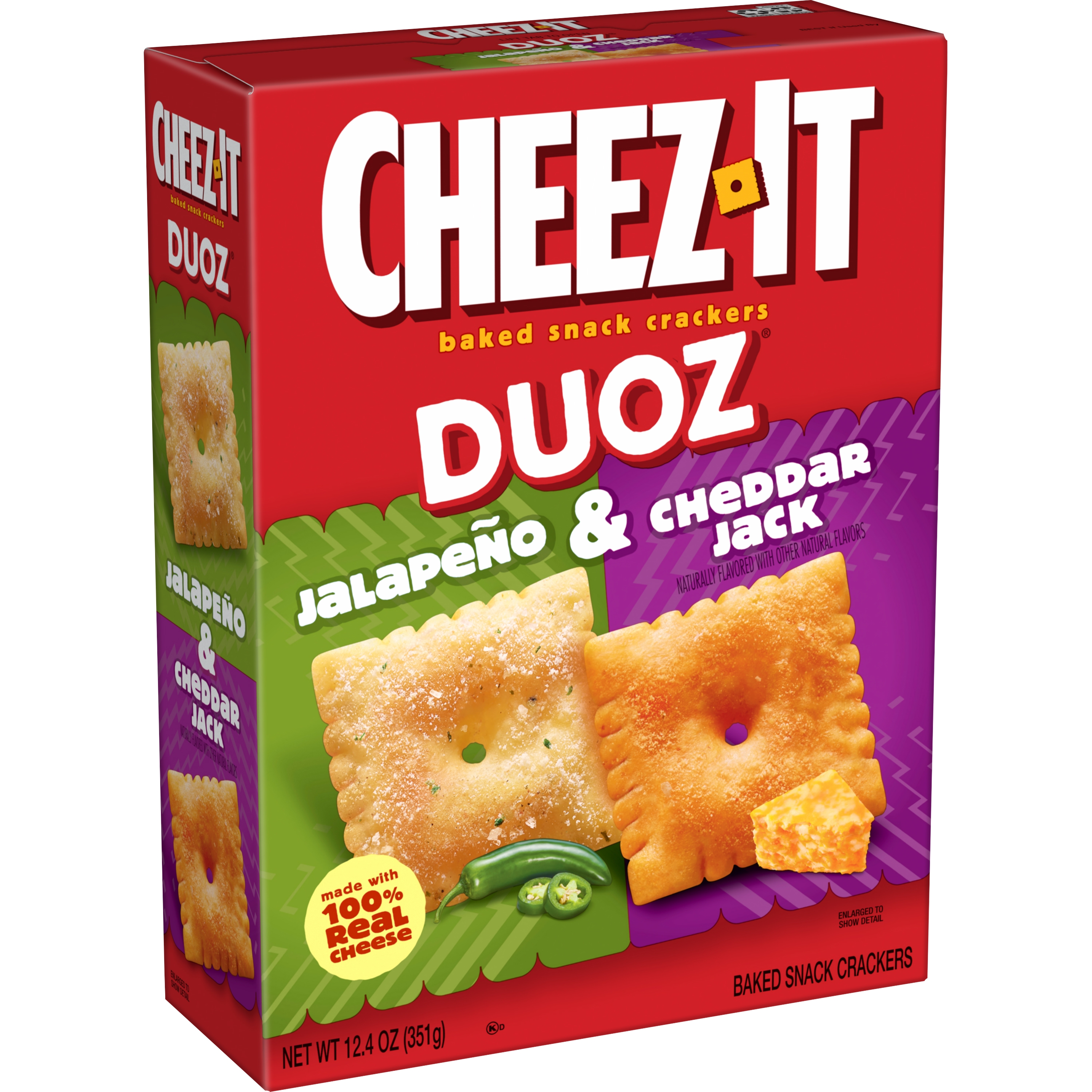 Cheez-It Duoz® Jalapeño & Cheddar Jack Crackers - SmartLabel™