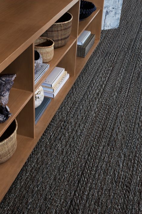 E614: Etched & Threaded Collection Carpet Tile by Interface