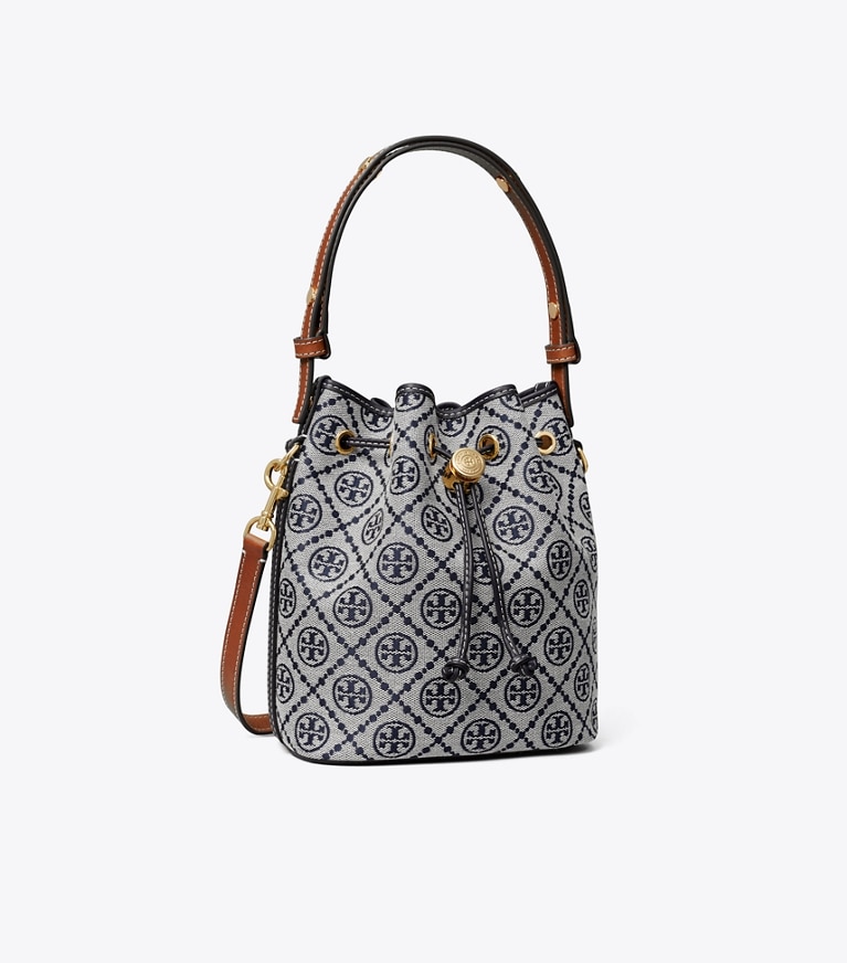 T Monogram Bucket Bag: Women's Designer Crossbody Bags | Tory Burch