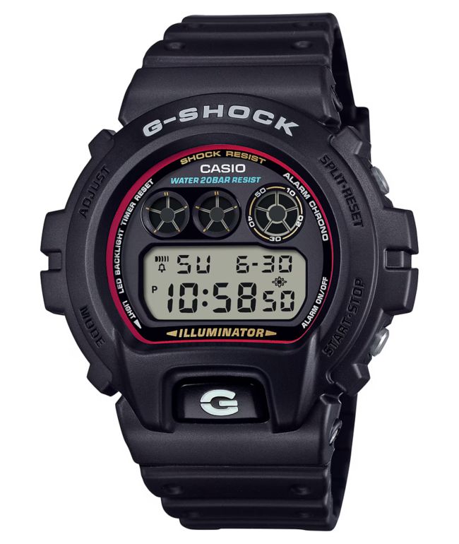 G-Shock DW6900TR-1 Black & Red Digital Watch | Zumiez