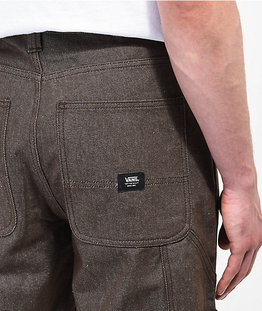 Vans Zion Brown Denim Carpenter Pant | Zumiez