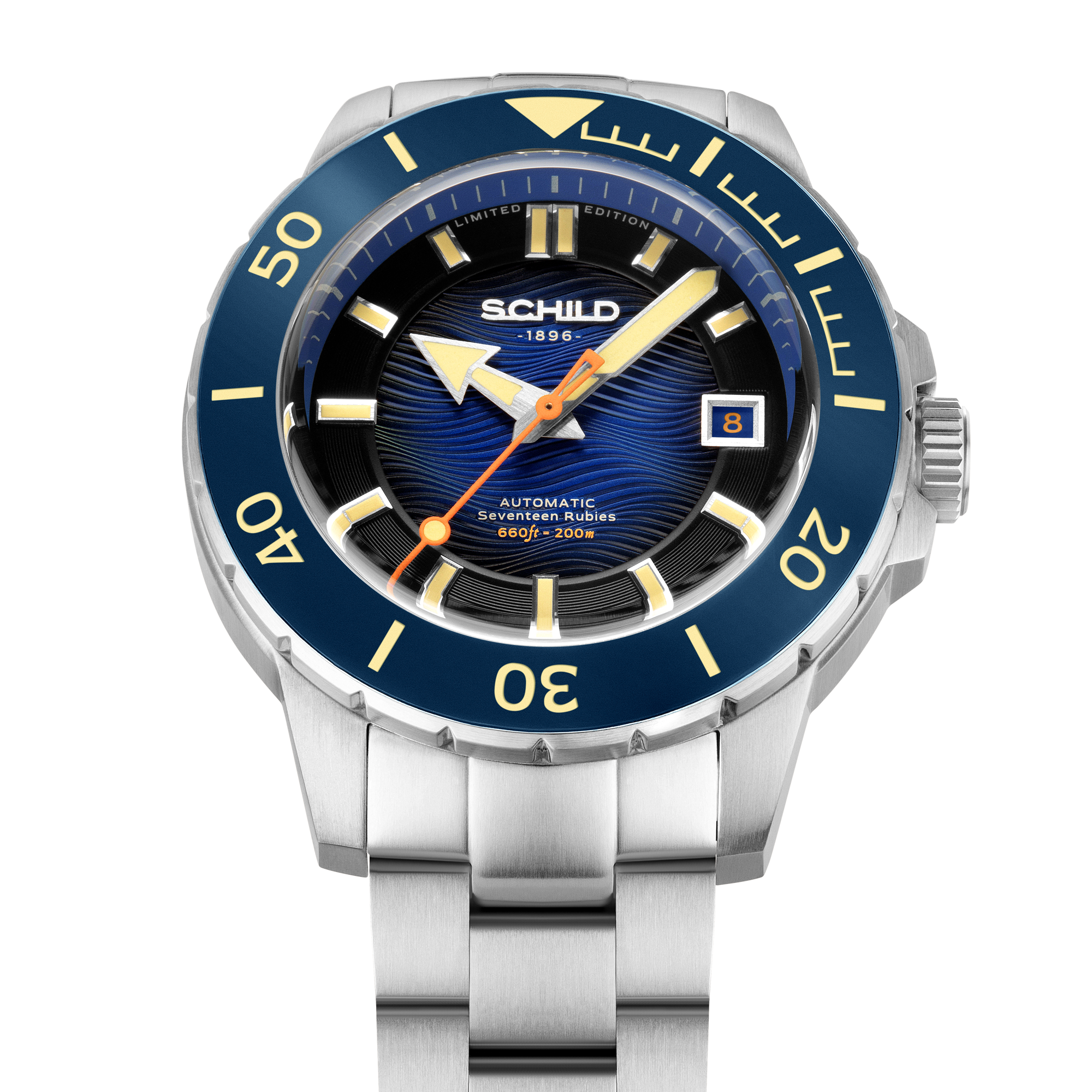 Cobalt Blue | Hermann Swiss Automatic Limited Edition – Schild 1896