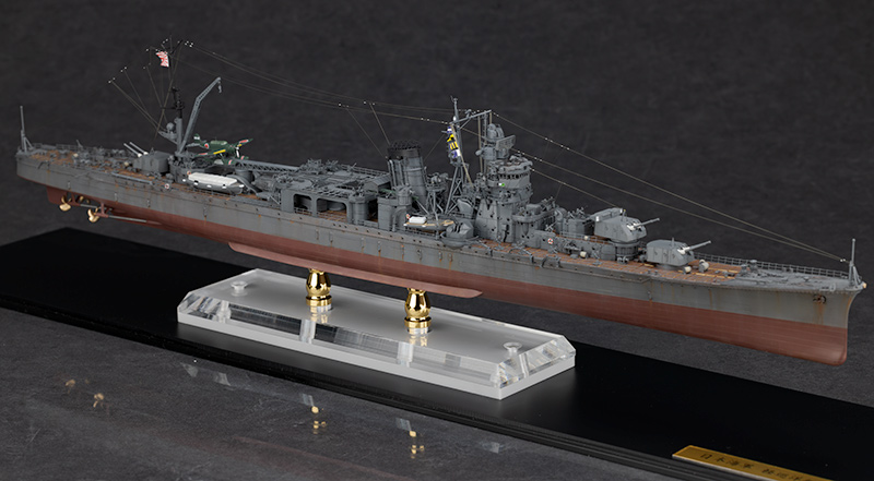 ハセガワ1/350 軽巡洋艦 矢矧 完成編