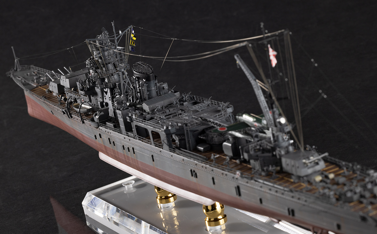 ハセガワ1/350 軽巡洋艦 矢矧 完成編