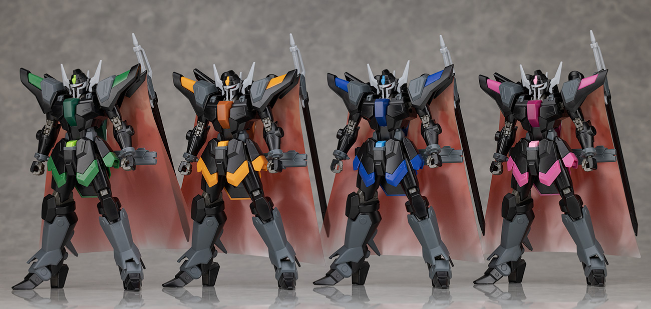 HGCE ブラックナイトスコードルドラ リデラード機＆ダニエル機＆リュー