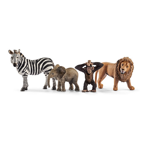 42387 schleich はじめてのワイルドライフセット｜動物・恐竜