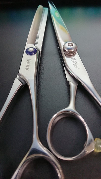 東京愛犬_カットシザー6.7インチ_オフセット | 理美容ハサミ研ぎ専門店