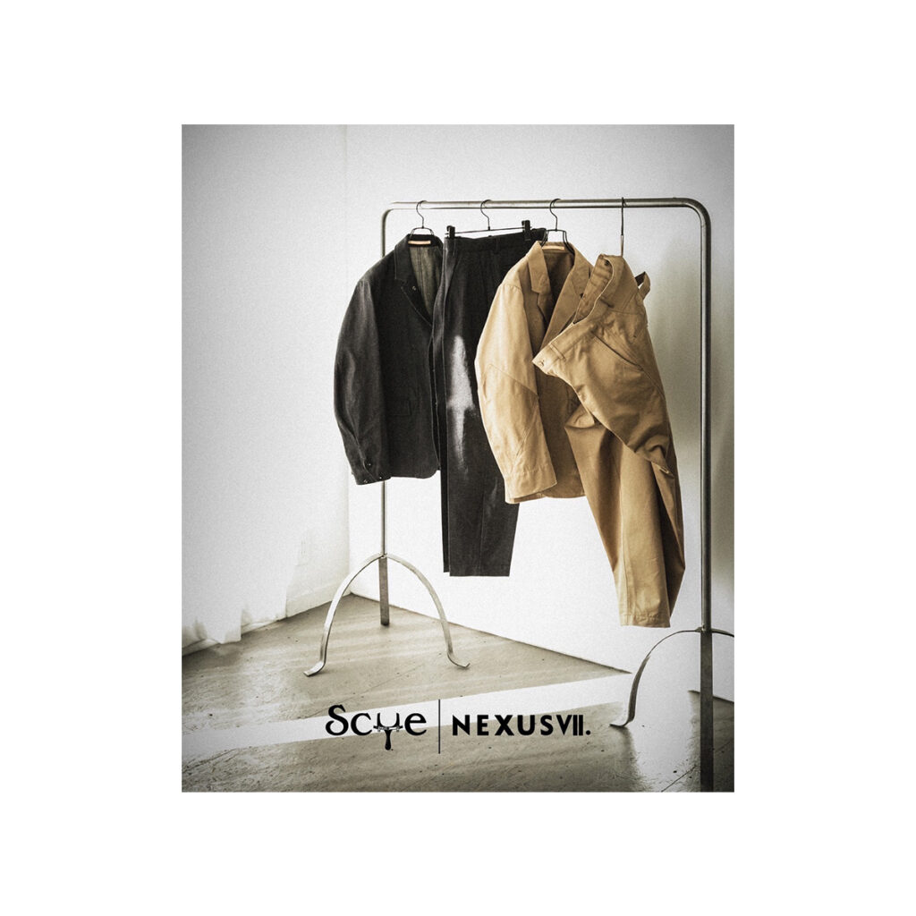ScyeとNEXUSVII.が初のコラボレーション。ジャケットとトラウザーズの