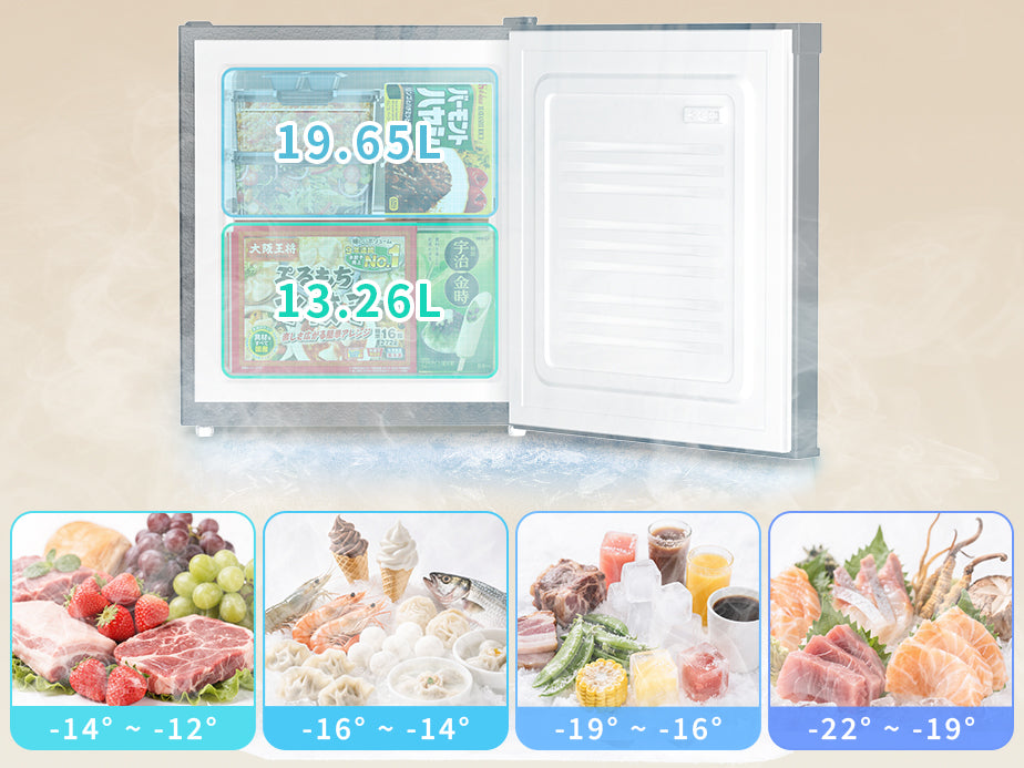 SAMKYO 冷凍庫 33L 前開き 小型 幅45cm ミニ冷凍庫 2時間急冷