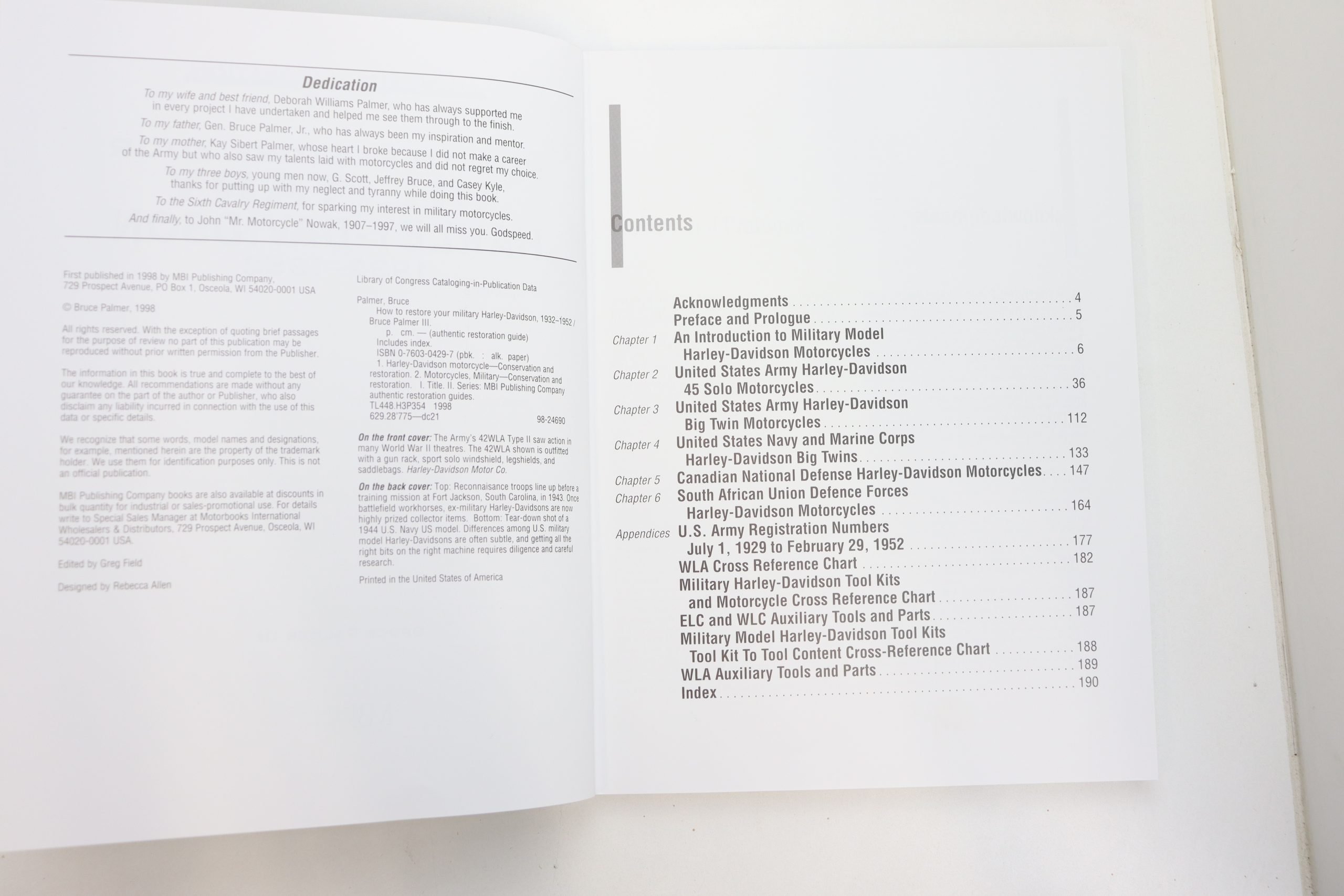 How to restore your MILITARY harley davidson, Palmer, 1st edition