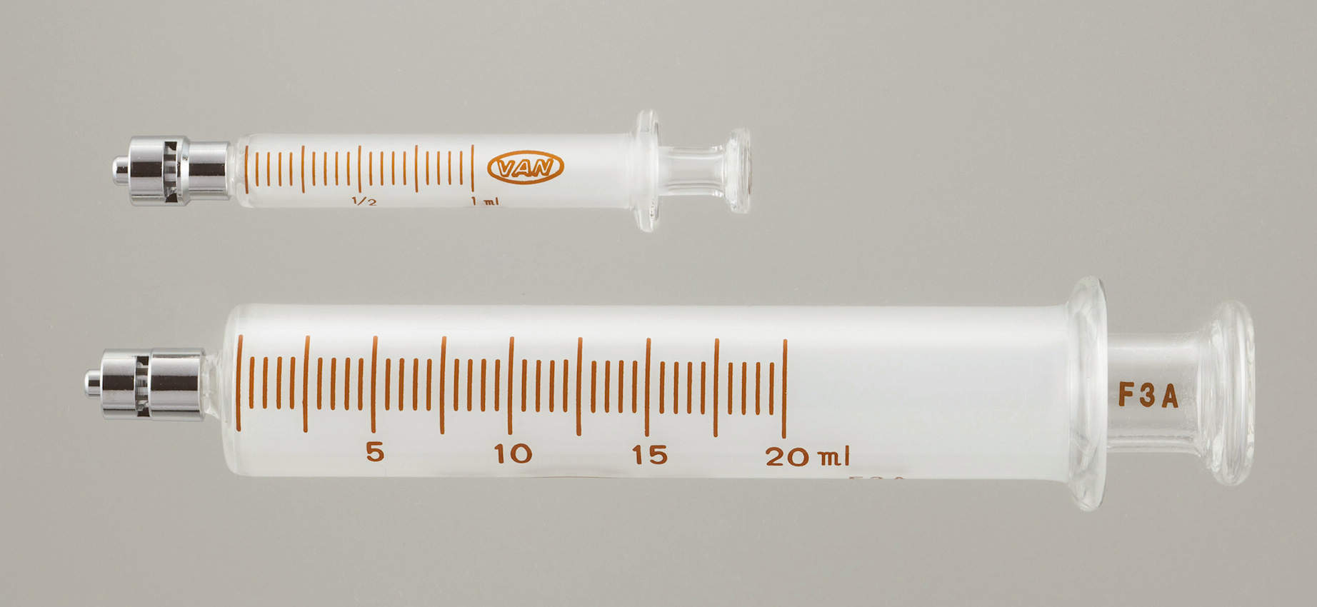 VAN 硝子注射器 1入 ロック先 10ml 横口｜総合的理化学機器