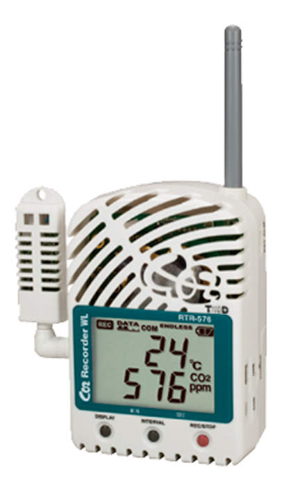 T＆D CO2記録計 おんどとりJr．RTR-576｜総合的理化学