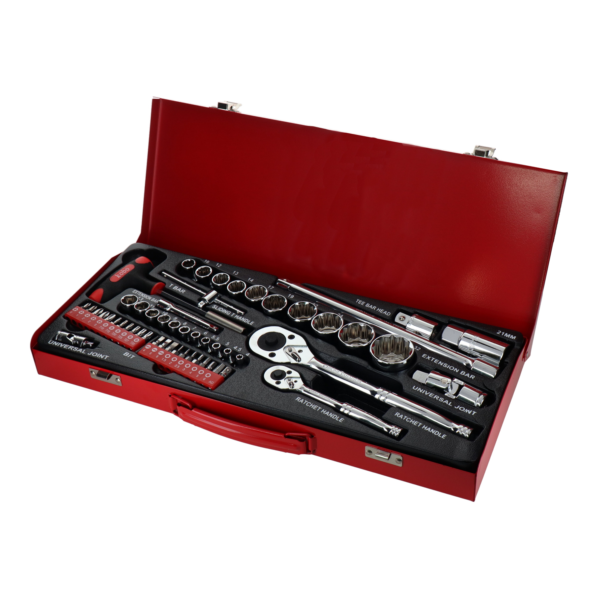 20-971 ソケットレンチ ソケット＆ビットセット 54pcs.本格派ソケット