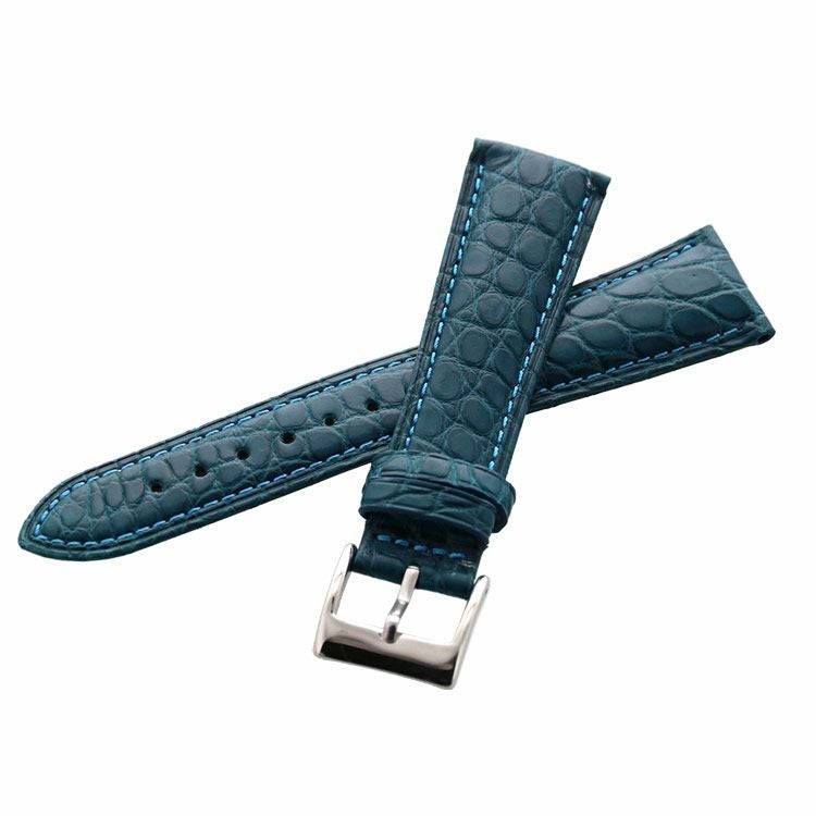 腕時計 付け替え用 ベルト 本革 メンズ アリゲーター 鰐皮 22mm