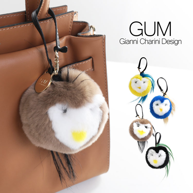 ジャンニキャリーニ レッキスファー バッグチャーム キャラクター 7F