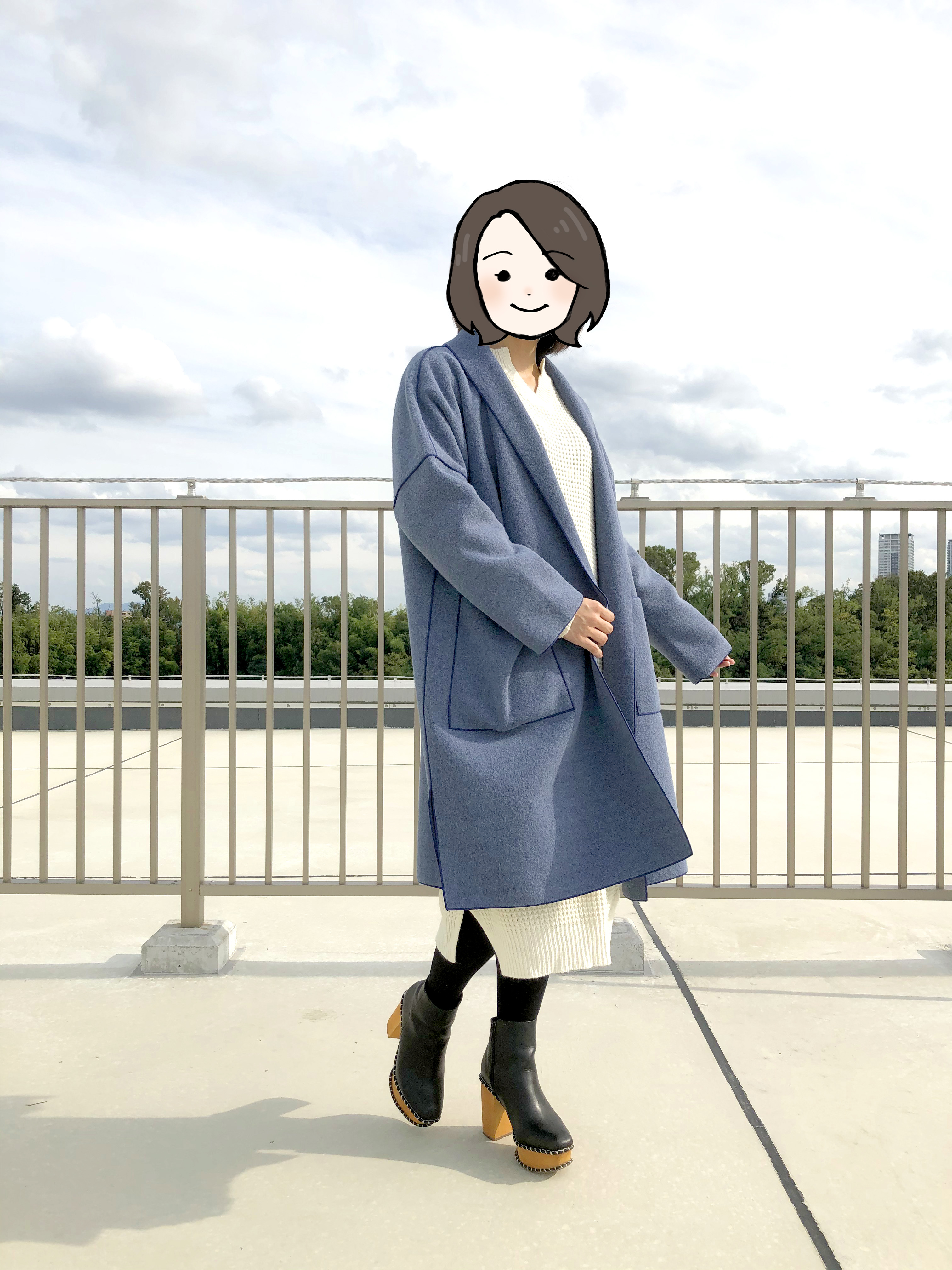 ラップ コート ストレッチ 素材 ベルト 付き 秋冬 レディース ベージュ