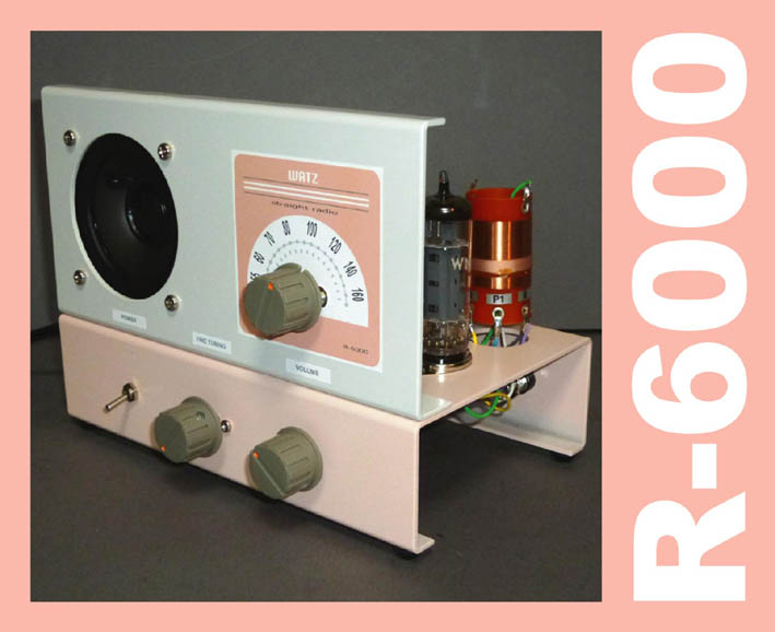 WATZ 【真空管ラジオ入門】再生式ラジオ組立キット[R-6000]