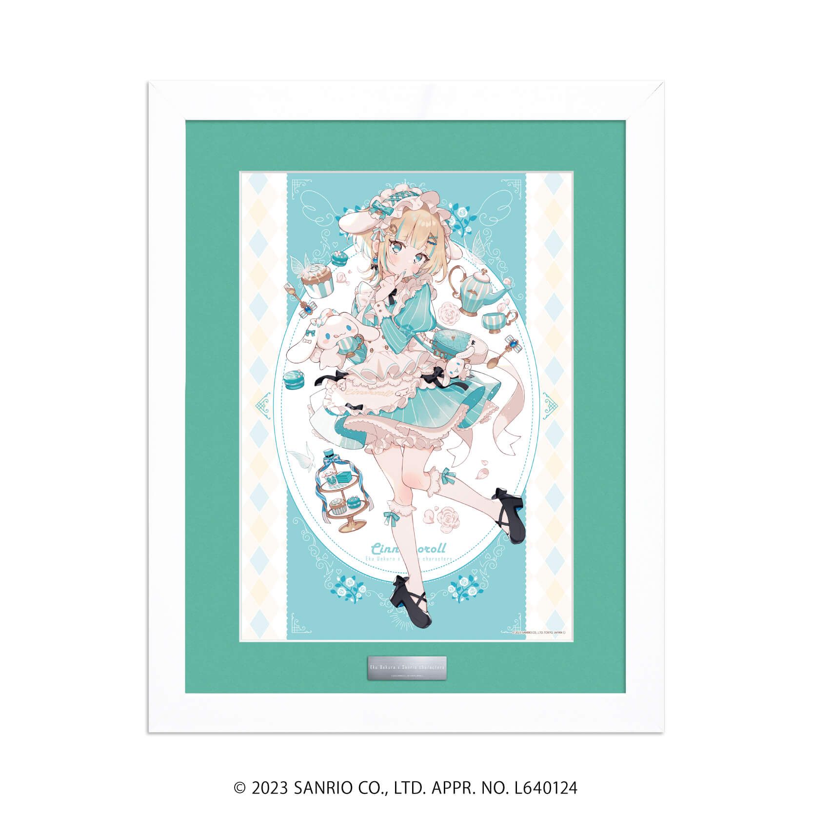 上倉エク×サンリオキャラクターズ｜高精細複製原画（額付き）「上倉