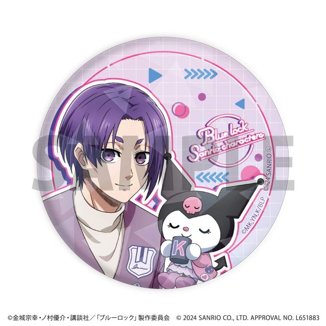 TVアニメ『ブルーロック』×サンリオキャラクターズ｜ホログラム缶