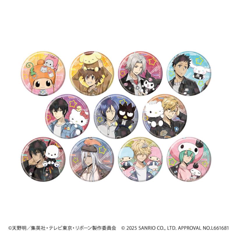 家庭教師ヒットマンREBORN!×SANRIO CHARACTERS｜ホログラム缶バッジ