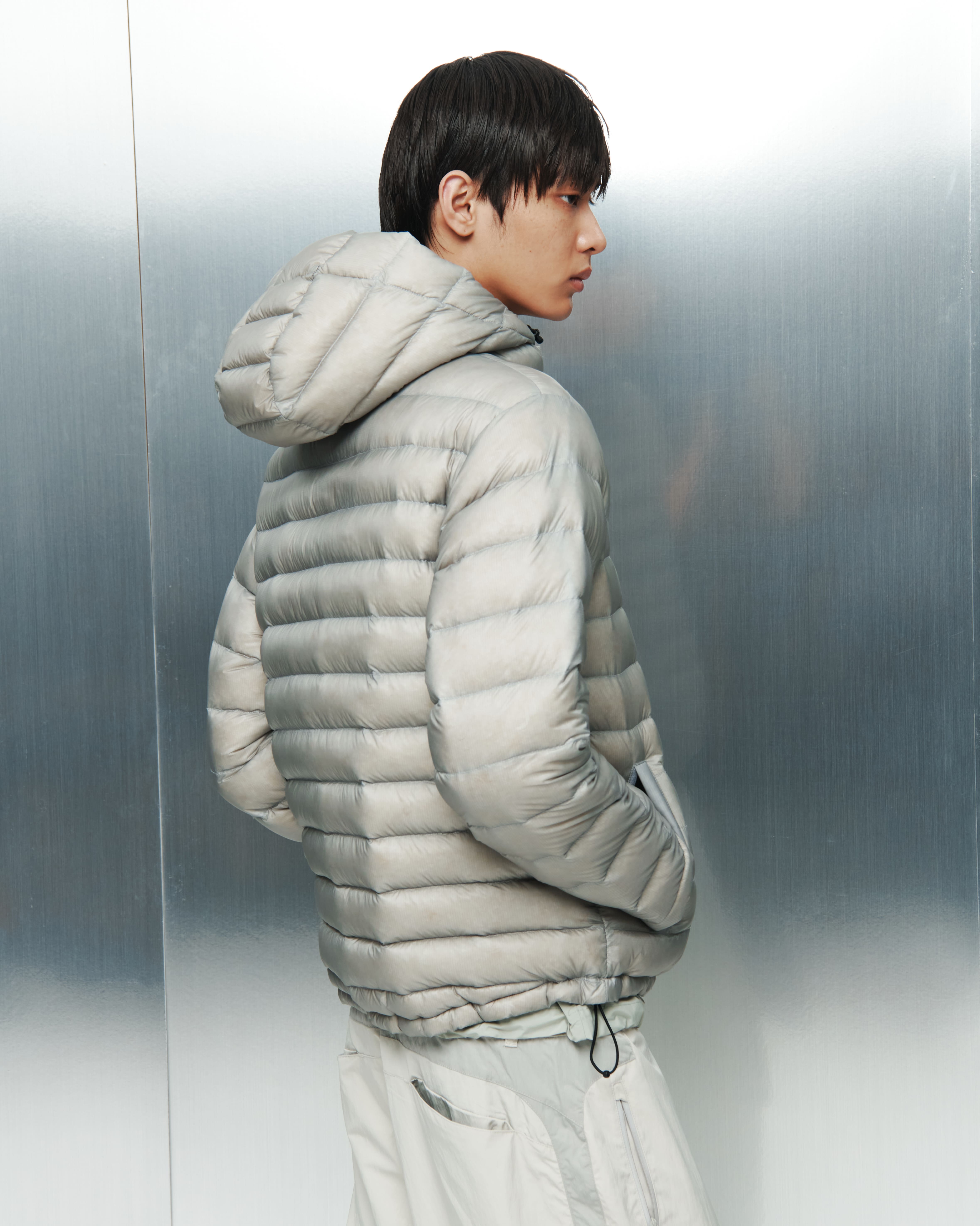 SUFFIX PUFFER JACKET [GREY]_24FW | SAN SAN GEAR
