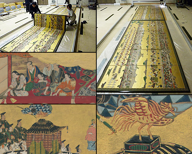 泉屋博古館所蔵 二条城行幸図屏風プロジェクト | 株式会社サビア