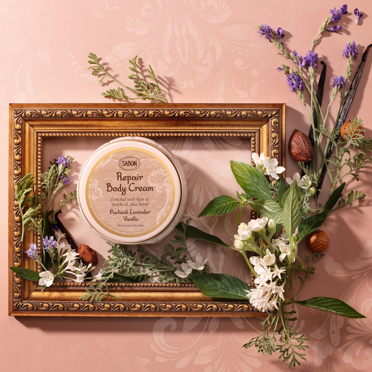 リペアボディクリーム (パチュリ・ラベンダー・バニラ)』 | SABON (サボン)
