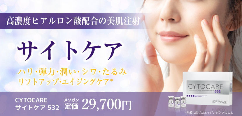 高濃度ヒアルロン酸＋美容成分高配合 サイトケア | 大阪 心斎橋徒歩1