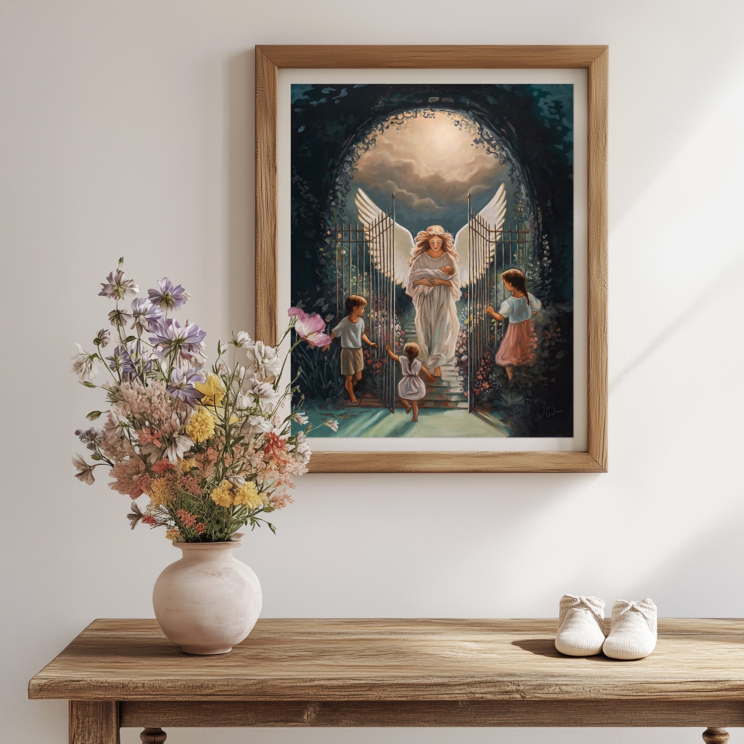 New Baby in Heaven – Sacred Art by Tianna Williams