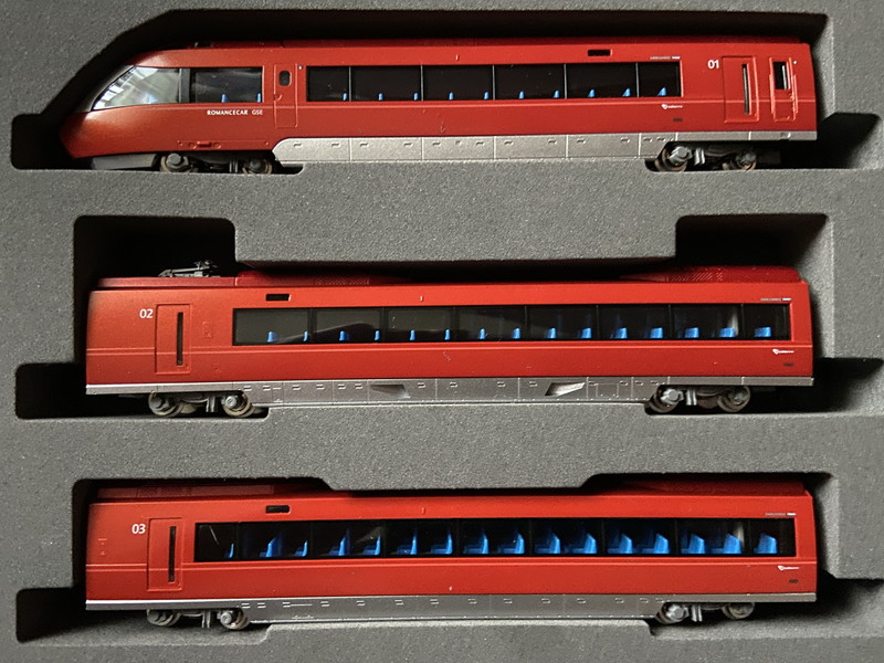 TOMIX98744 小田急ロマンスカー70000形GSE(第2編成)セット～入線しま