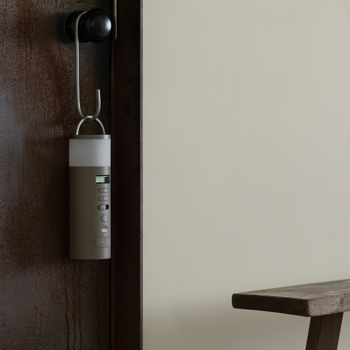 SAIBOU PARK｜±0 防災ラジオ ブラウングレー プラスマイナスゼロ XAR