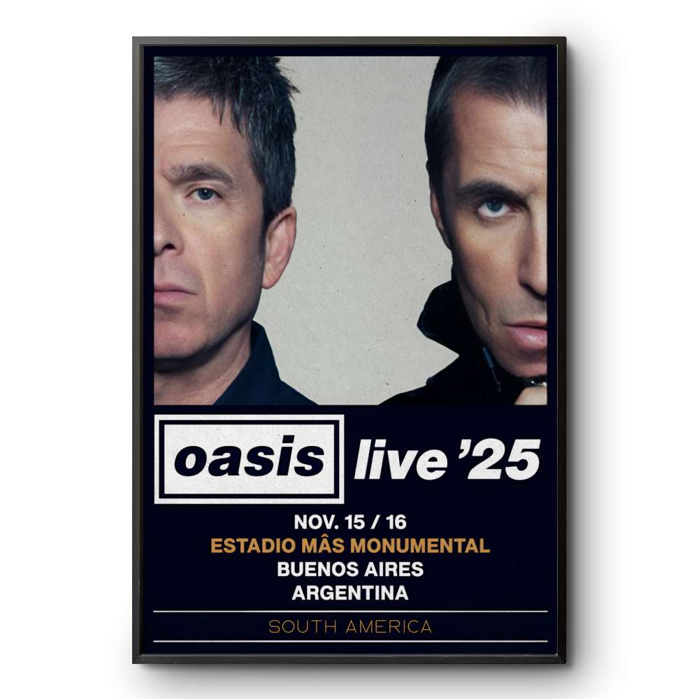 Oasis 11/15-11/16/2025 Buenos Aires Argentina Poster | Custom