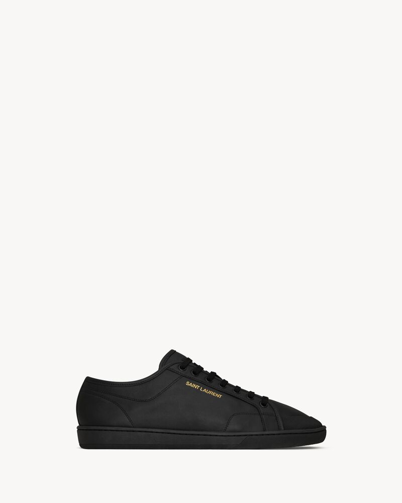 GYM sneakers in smooth leather in Black | Saint Laurent | YSL EN-US