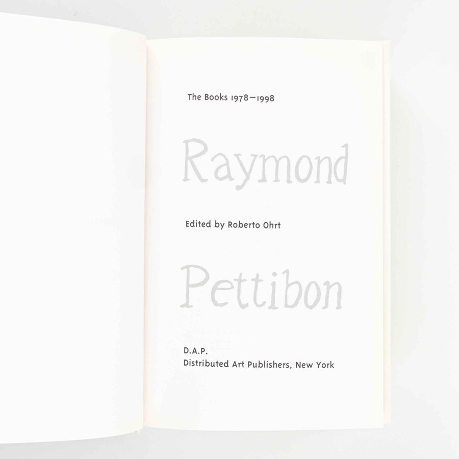 RAYMOND PETTIBON | The Books 1978-1998 - hardcover – Saint Page