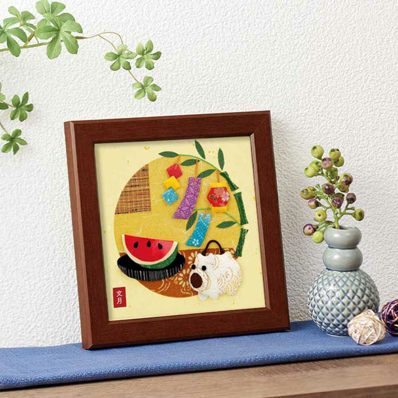 押絵ごよみ・八月（金魚）｜株式会社さくらほりきり