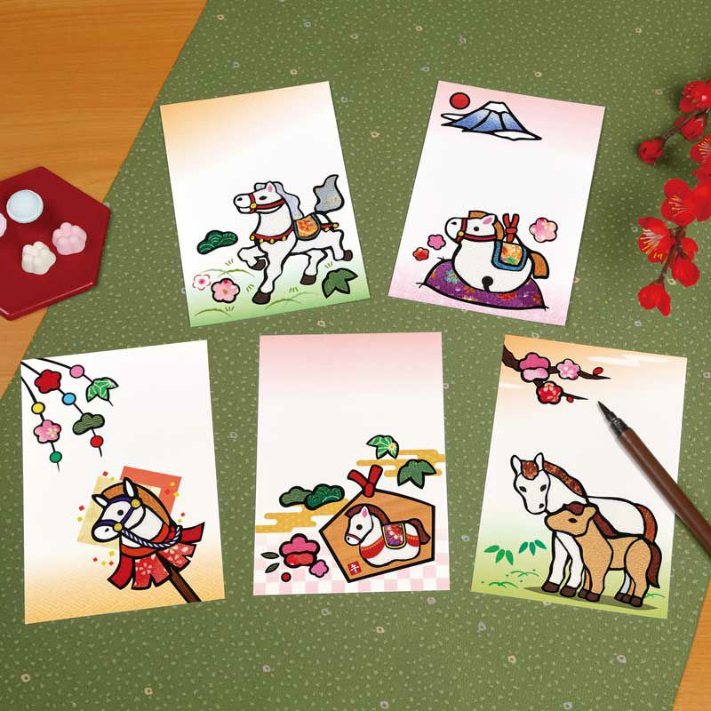2026年・布で作る年賀はがきセット｜株式会社さくらほりきり