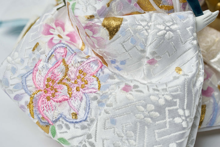 縹桜と藤のおひなさま – 人形工房 左京