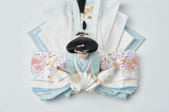 縹桜と藤のおひなさま – 人形工房 左京