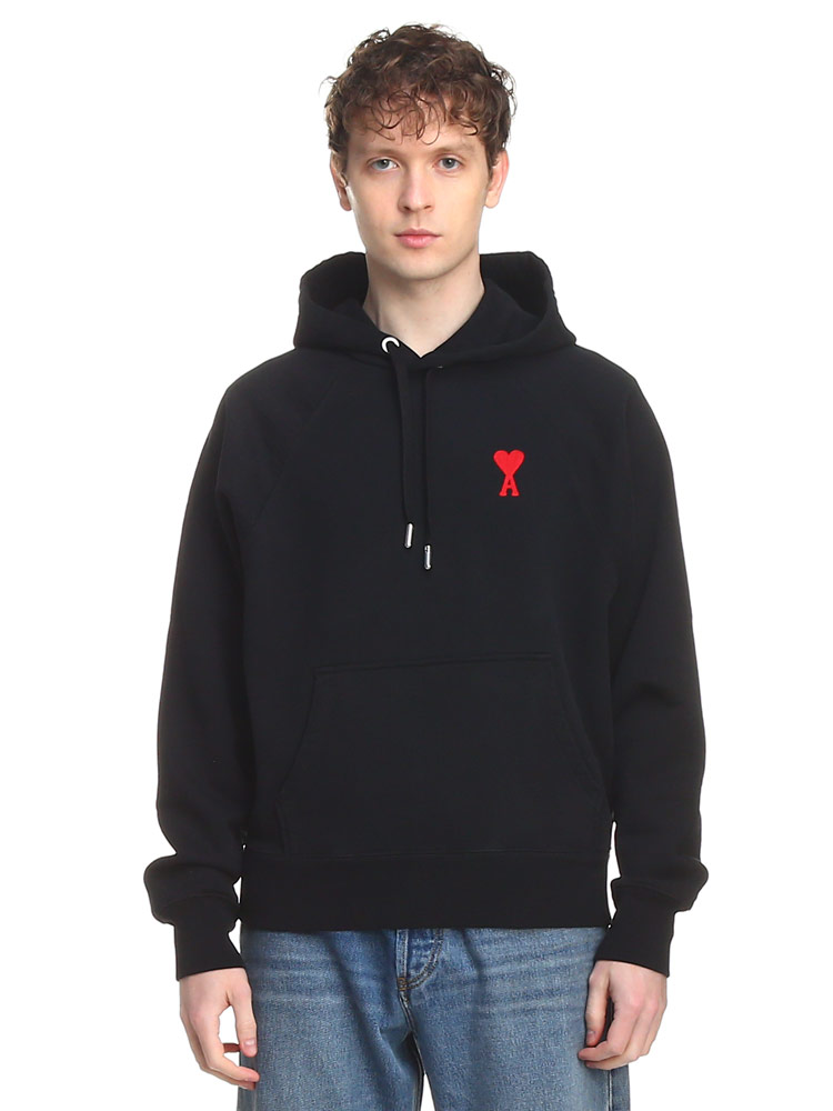 AMI PARIS (アミパリス) ワンポイント プルオーバー パーカー Ami de