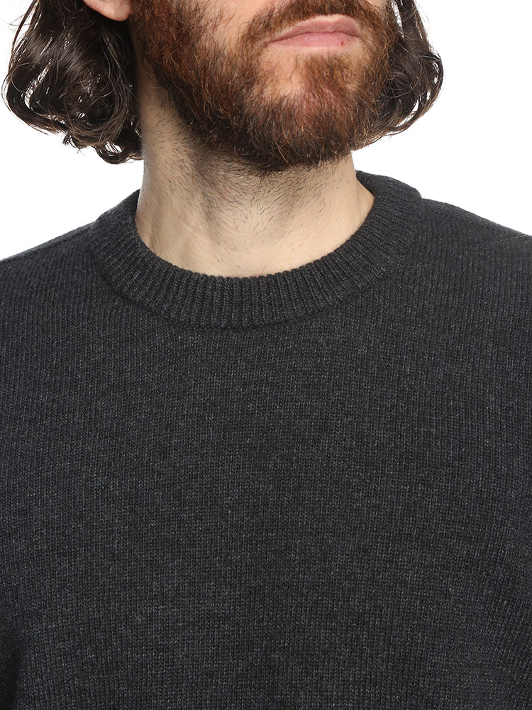 STONE ISLAND (ストーンアイランド) 袖ロゴ クルーネック 長袖 ニット