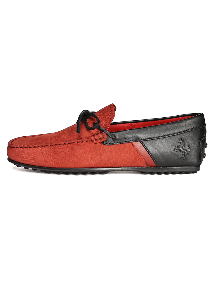 TOD'S (トッズ ) フェラーリ レザー ドライビングシューズ