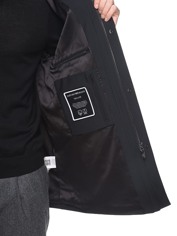 EMPORIO ARMANI (エンポリオアルマーニ) フルジップ スタンド ハーフ