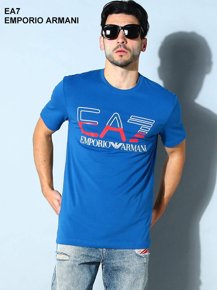 EMPORIO ARMANI EA7 (エンポリオ アルマーニ) フロントロゴ クルー